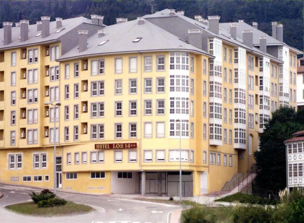 Hotel Los 14 Pravia Esterno foto
